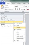 The new Stencil5 showing the context menu item Save As highlighted.
