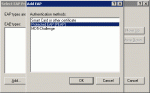 The Add EAP list of providers