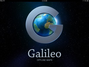 Galileo Offline Maps logo screen shot